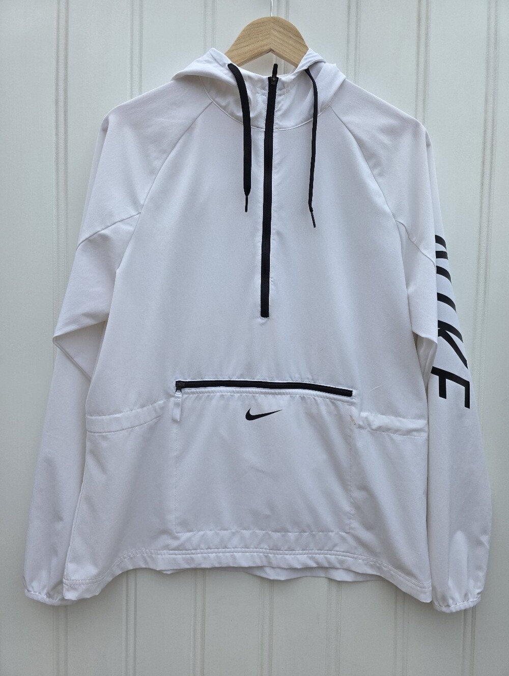 Nike Flex Packable Woven Training Jacket White Womens Medium